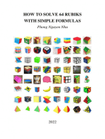 How To Solve 64 Rubiks With Simple Formulas