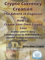Crypto Currency Creation The Advent of Dogecoin and How to Create Your Own Crypto Coin: Digital money, Crypto Blockchain Bitcoin Altcoins Ethereum  litecoin, #1