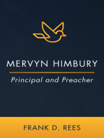 Mervyn Himbury: Principal and Preacher