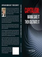 Capitalism: Wanna Save it Then Cultivate it: Wanna Save it Then Cultivate it