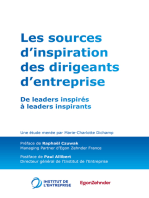 Les sources d'inspiration des dirigeants d'entreprises: De leaders inspirés à leaders inspirants