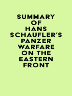 Summary of Hans Schaufler's Panzer Warfare on the Eastern Front
