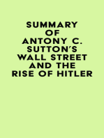 Summary of Antony C. Sutton's Wall Street and the Rise of Hitler