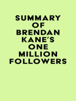 Summary of Brendan Kane's One Million Followers