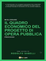 Il Quadro Economico del progetto di opera pubblica