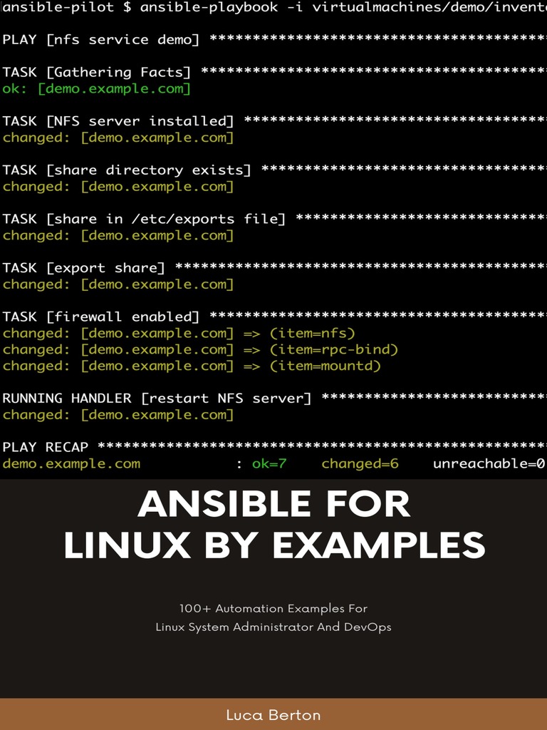 Ansible For Linux By Examples By Luca Berton - Ebook | Scribd