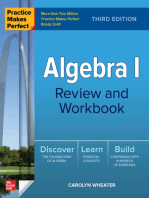 Practice Makes Perfect: Algebra I Review and Workbook, Third Edition