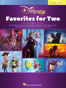 Disney Favorites for Two: Easy Instrumental Duets - Cello Edition