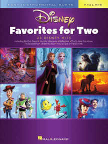 Disney Favorites for Two: Easy Instrumental Duets - Violin Edition