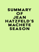 Summary of Jean Hatzfeld's Machete Season