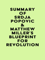 Summary of Srdja Popovic & Matthew Miller's Blueprint for Revolution