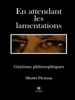 En attendant les lamentations: Citations philosophiques