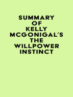 Summary of Kelly McGonigal's The Willpower Instinct