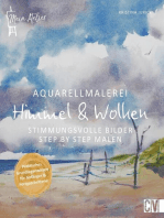 Aquarellmalerei - Himmel & Wolken