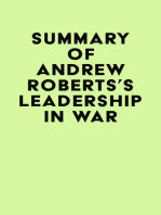 Summary of Andrew Roberts's Leadership in War