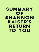 Summary of Shannon Kaiser's Return to You