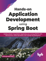 Hands-on Application Development using Spring Boot: Building Modern Cloud Native Applications by Learning RESTFul API, Microservices, CRUD Operations, Unit Testing, and Deployment