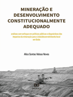 Mineração e desenvolvimento constitucionalmente adequado: análises com enfoque em políticas públicas e diagnósticos dos impactos da mineração para o (não)desenvolvimento local em Goiás