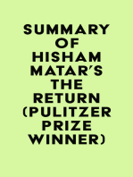 Summary of Hisham Matar's The Return (Pulitzer Prize Winner)