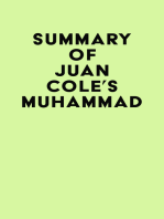 Summary of Juan Cole's Muhammad