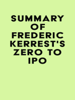 Summary of Frederic Kerrest's Zero to IPO