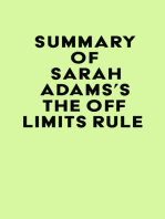 Summary of Sarah Adams's The Off Limits Rule