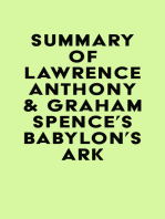 Summary of Lawrence Anthony & Graham Spence's Babylon's Ark