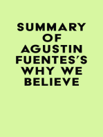 Summary of Agustin Fuentes's Why We Believe