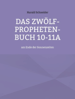 Das Zwölf-Propheten-Buch 10-11a: am Ende der Sonnenzeiten