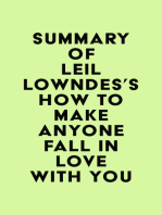 Summary of Leil Lowndes's How to Make Anyone Fall in Love with You