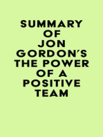 Summary of Jon Gordon's The Power of a Positive Team