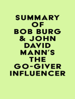 Summary of Bob Burg & John David Mann's The Go-Giver Influencer
