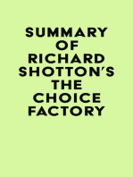 Summary of Richard Shotton's The Choice Factory