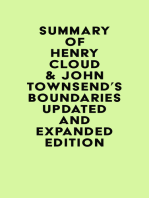 Summary of Henry Cloud & John Townsend's Boundaries Updated and Expanded Edition