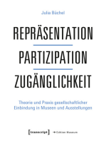 Repräsentation - Partizipation - Zugänglichkeit: Theorie und Praxis gesellschaftlicher Einbindung in Museen und Ausstellungen