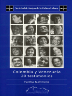 Colombia y Venezuela: 20 testimonios