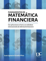Fundamentos de matemática financiera: Con aplicaciones en Excel y en estándares internacionales de información financiera