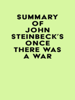 Summary of John Steinbeck's Once There Was a War