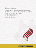 Sermons - Tome 1: Dieu est devenu homme...