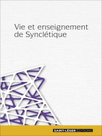 Vie et enseignement de Synclétique