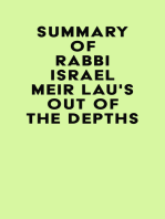 Summary of Rabbi Israel Meir Lau's Out of the Depths