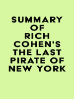 Summary of Rich Cohen's The Last Pirate of New York