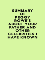 Summary of Peggy Rowe's About Your Father and Other Celebrities I Have Known