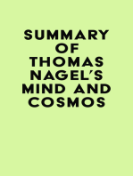 Summary of Thomas Nagel's Mind and Cosmos