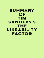 Summary of Tim Sanders's The Likeability Factor