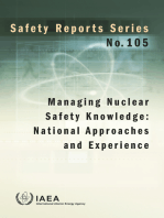 Managing Nuclear Safety Knowledge: National Approaches and Experience