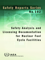 Safety Analysis and Licensing Documentation for Nuclear Fuel Cycle Facilities