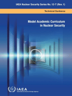 Model Academic Curriculum in Nuclear Security: Technical Guidence