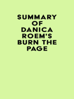 Summary of Danica Roem's Burn the Page