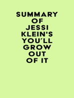 Summary of Jessi Klein's You'll Grow Out of It